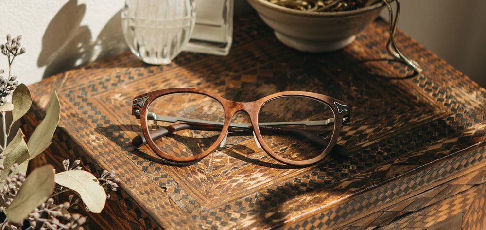 Redwood Burl*frames only + Redwood Burl*rx | Shwood Allison Wood RX Eyeglasses Redwood Burl