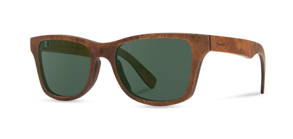 Redwood Burl*G15 + Redwood Burl*G15 Polarized | Shwood Canby Wood Sunglasses Redwood Burl