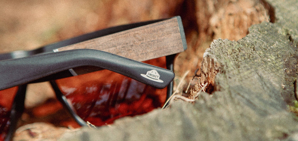 Matte Black*Walnut*Basic Polarized Amber + Matte Black*Walnut*HD Plus Polarized Amber | CAMP Cliff Matte Black Walnut Sunglasses