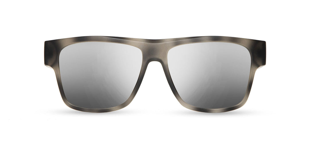 Matte Pearl Grey*Walnut*Basic Polarized Silver Mirror + Matte Pearl Grey*Walnut*HD Plus Polarized Silver Mirror | CAMP Cliff Matte Pearl Grey Walnut Sunglasses