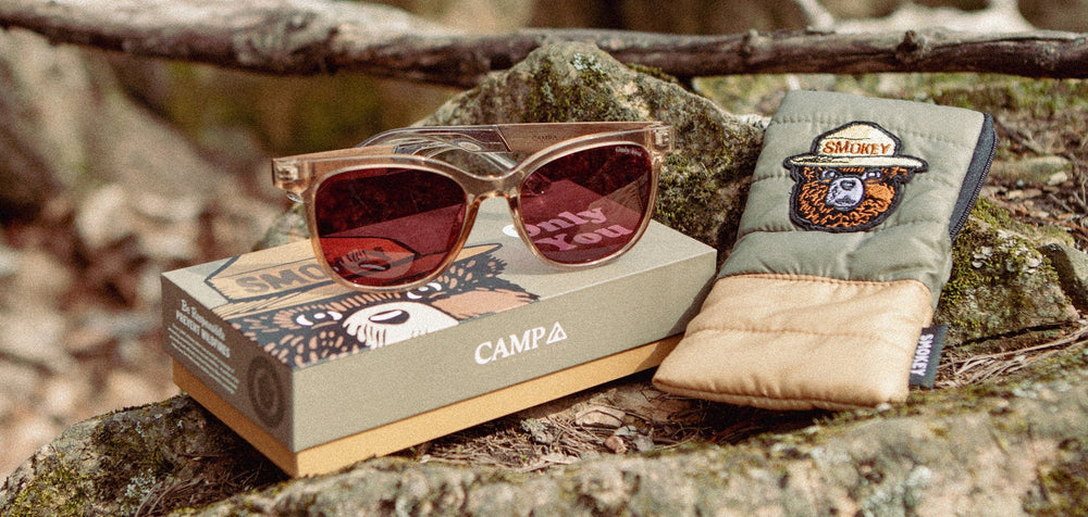 Desert*Walnut*Basic Polarized Rose + Desert*Walnut*HD Plus Polarized Rose | CAMP Cove Desert Walnut Sunglasses