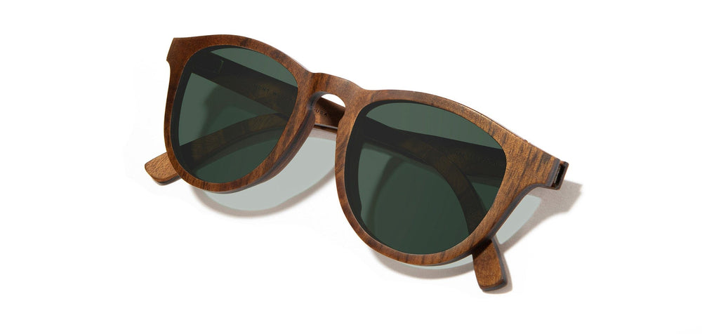 Redwood Burl*G15 + Redwood Burl*G15 Polarized | Shwood Francis Wood Sunglasses Redwood Burl