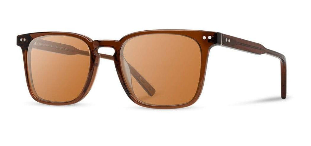 Rust*Brown + Rust*Brown Polarized | Shwood Hamilton Acetate Sunglasses Rust