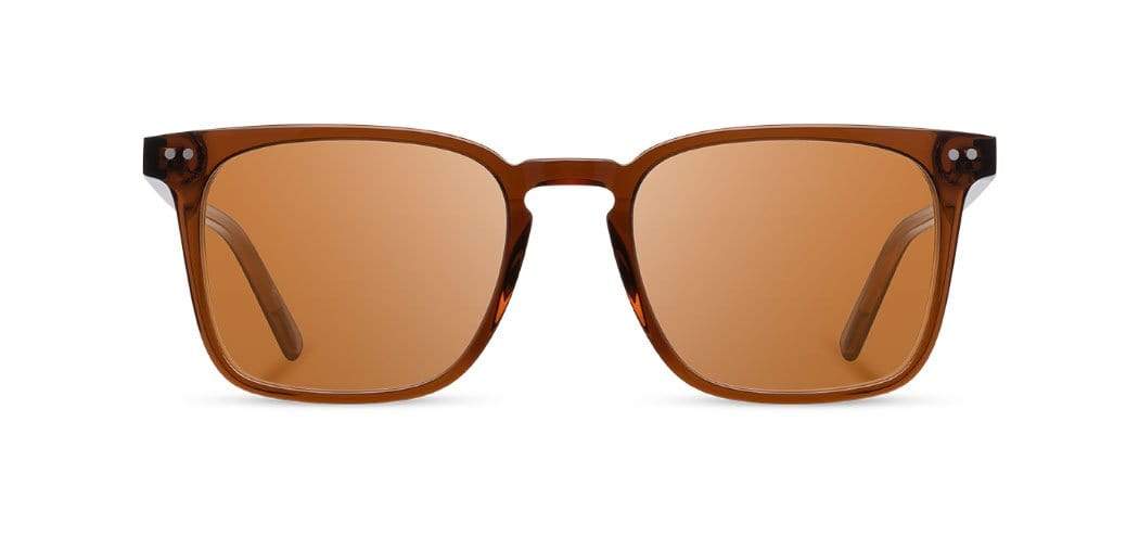 Rust*Brown + Rust*Brown Polarized | Shwood Hamilton Acetate Sunglasses Rust