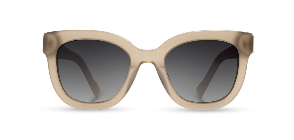 Ivory*Mushroom*Grey Fade + Ivory*Mushroom*Grey Fade Polarized | Shwood Lorane Acetate Sunglasses Ivory