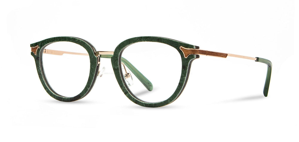 Jade Marble*frames only + Jade Marble*rx | Shwood Melrose Marble RX Eyeglasses Jade Marble