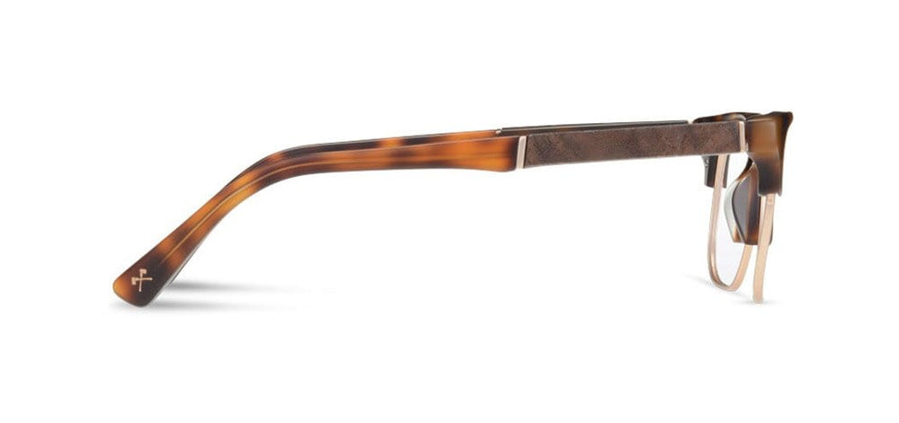 Matte Brindle*Elm Burl*frames only + Matte Brindle*Elm Burl*rx | Shwood Newport 52mm RX Eyeglasses Matte Brindle