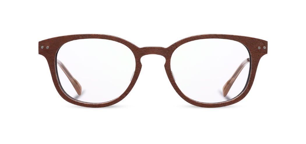 Red Slate*frames only + Red Slate*rx | Shwood Quimby 50mm Stone RX Eyeglasses Red Slate