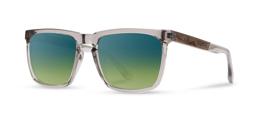 Slate*Engraved Walnut*Basic Polarized Sky + Slate*Engraved Walnut*HD Plus Polarized Sky | CAMP Ridge Yosemite Sunglasses