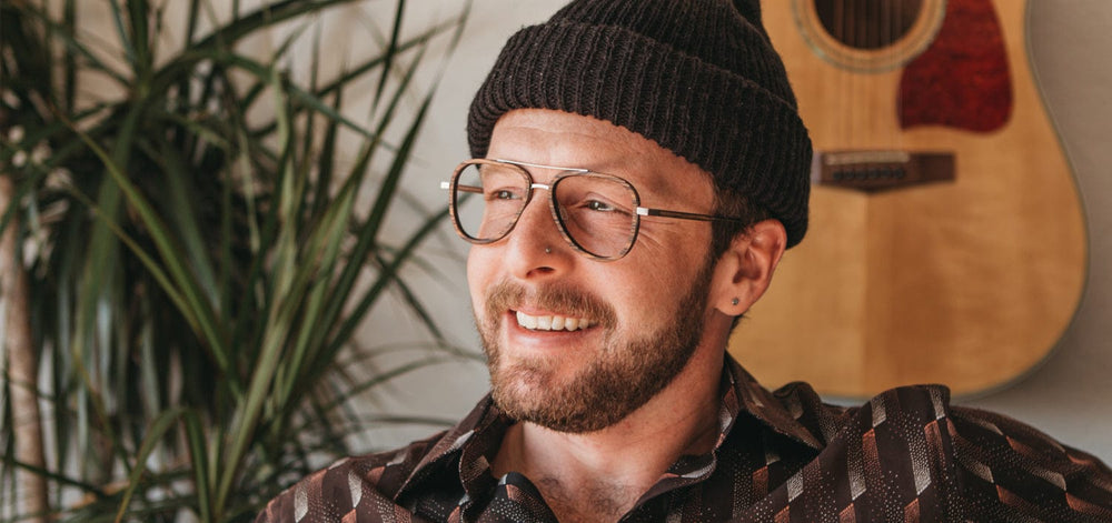 Silver*Walnut*frames only + Silver*Walnut*rx | Shwood Tabor Metal RX Eyeglasses Silver