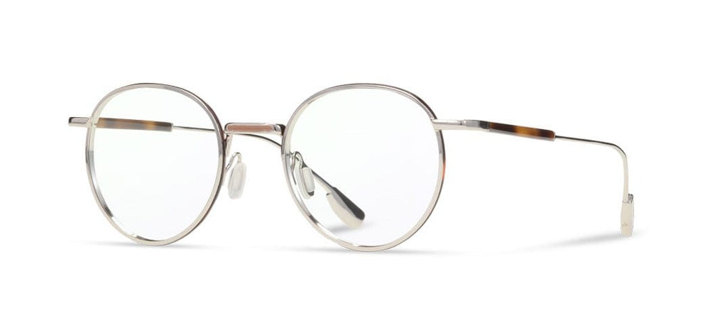 Silver*Tortoise*frames only + Silver*Tortoise*rx | Shwood Winston Metal RX Eyeglasses Silver